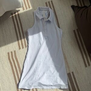 ALO Yoga Sleeveless Polo Tank Dress - Light Lavender